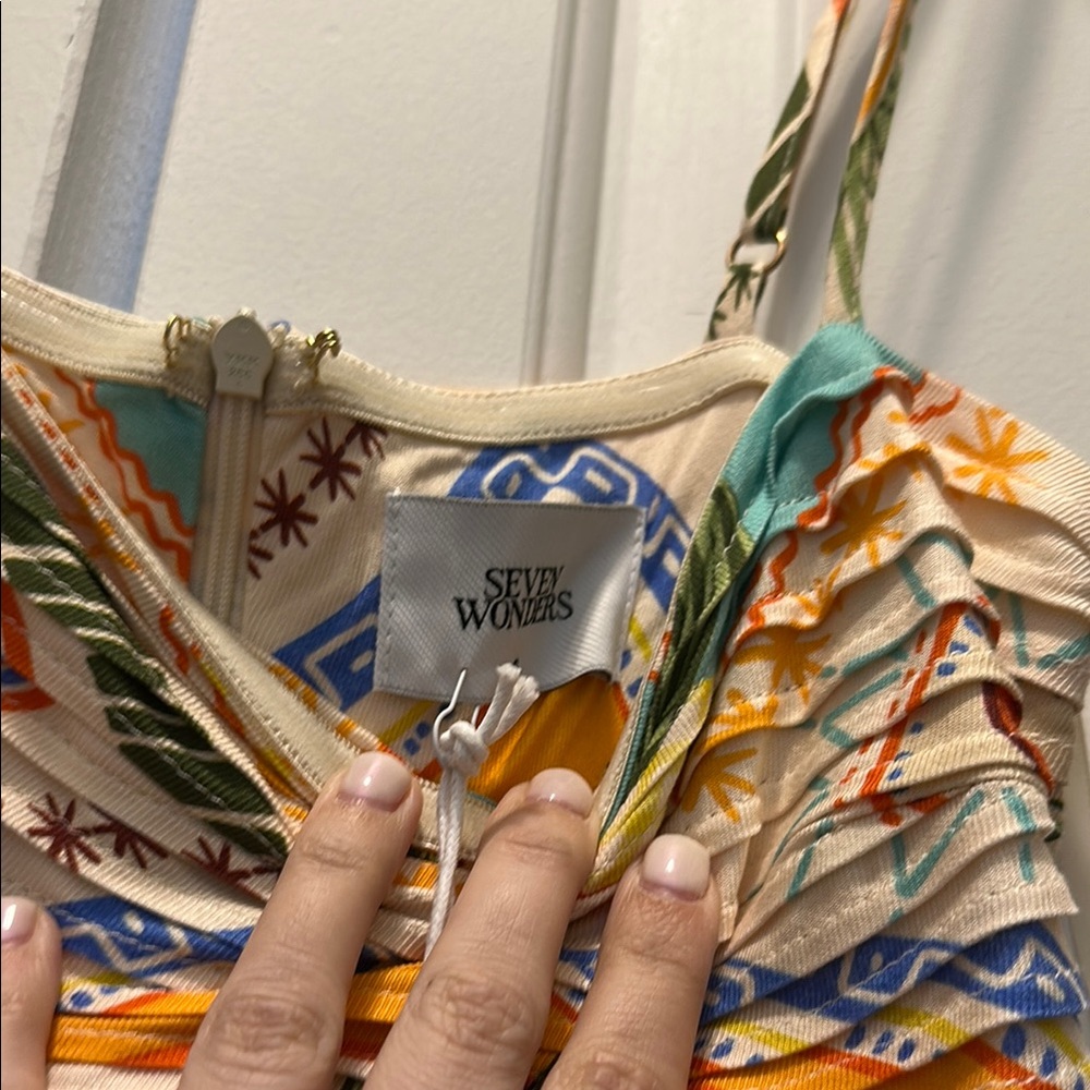 Colorful Patterned Maxi Dress - Picture 5 of 5